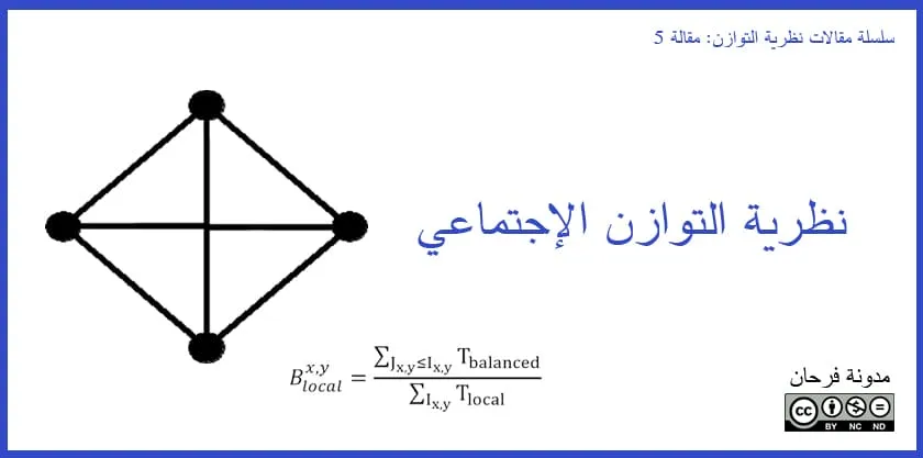 نظرية التوازن الإجتماعي