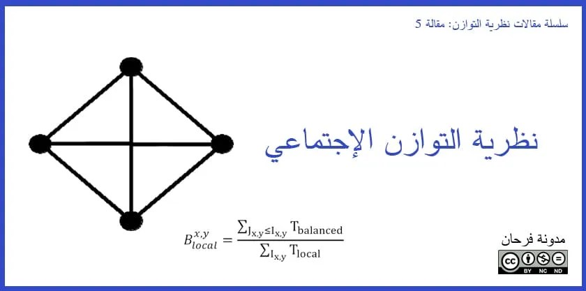 نظرية التوازن الاجتماعي