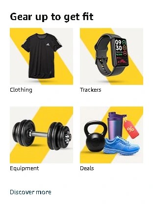 Amazon deals for fitness